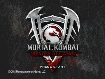 Mortal Kombat Deadly Alliance (USA) screen shot title